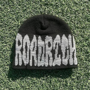 Bonnet personnalisé de haute qualité unisexe acrylique crâne lettre Jacquard Logo bonnet tricoté hiver Ski chapeau pêcheur bonnet - Product Image 6