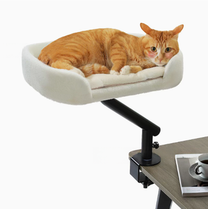Cama <span class=keywords><strong>para</strong></span> Gatos de Dos Pisos con Rotación de 360 Grados °   <span class=keywords><strong>Hamaca</strong></span> <span class=keywords><strong>para</strong></span> Gatos Giratoria y de Altura Ajustable <span class=keywords><strong>para</strong></span> Escritorio con Almohadillas Lavables, Cama <span class=keywords><strong>para</strong></span> Gatitos <span class=keywords><strong>para</strong></span> Escritorio - Product Image 2