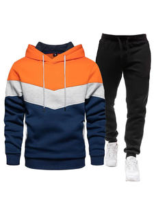 Ensemble de survêtement grande taille pour hommes de haute qualité fabriqué en usine coupe-vent en nylon imperméable fermeture éclair vente douce jogging polaire hiver XL - Product Image 5