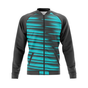 Veste de sport à fermeture éclair intégrale avec poches, design personnalisé |   Chaud, respirant, séchage rapide |   Tailles Homme Femme Jeunesse |   Veste d'entraînement - Product Image 2
