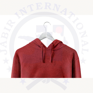 Parejas Oversize 100% Sudadera con capucha de algodón Drop Shoulder Pullover Street Wear Digital Rhinestone Winter Solid Hoodies - Product Image 4