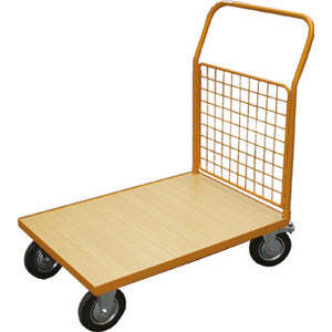 Heavy Duty Transport <b>Trolleys</b> Carrying Handle 4/3-Wheel Wood Plywood Platform Frame Structure for Shopping <b>Tools</b> OEM Supported - Product Image 1