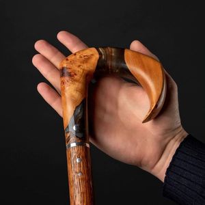 ไม้เท้าเดินป่าตั้งแคมป์ทำจากไม้เคลือบเงาขนาด122ซม. ดีไซน์ตามสั่งโรงงาน15ปี - Product Image 5