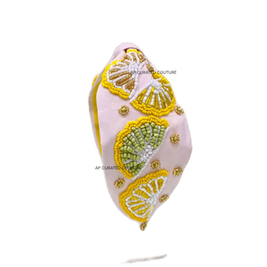 Perles de verre de rocaille brodées à la main de luxe Mode féminine Durable Toute la journée Bandeau de palmier Design pour les occasions de cadeaux de fête - Product Image 5