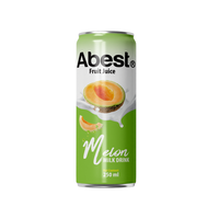 Abest Boisson naturelle au lait de banane OEM ODM Combo jus et lait en canettes Sortie d'usine Emballé dans des boîtes
