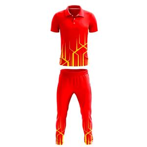 2025 nueva llegada uniforme de cricket deportivo de poliéster personalizado de alta calidad con impresión de logotipo último diseño al por mayor - Product Image 1