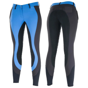 Nuevo diseño transpirable cómodo asiento completo de silicona pantalones de montar pantalones ecuestres montar - Product Image 2