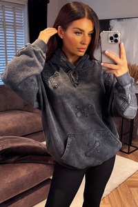 Sudadera Corta Personalizada de Felpa Francesa para Mujer, Manga Larga, Transpirable, Ajustada, Informal, Estilo Urbano, Top para Dama - Product Image 3