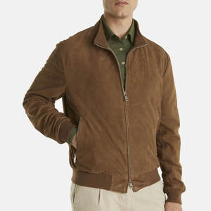 2024 Wholesale Cusyom <b>Men</b> <b>Suede</b> Leather Coats & <b>Jacket</b> Polyester Fabric High Quality <b>Men</b> <b>Suede</b> Leather Coats & <b>Jacket</b> - Product Image 4