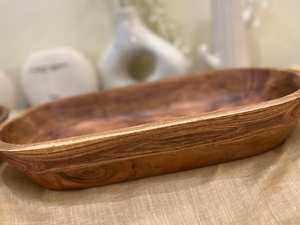 Cuenco Grande de Madera Tallado a Medida, Ecológico y Único, para Amasar, Fermentar Pan, Servir y Hacer Galletas - Product Image 3