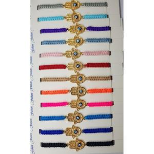 Pulseras de macromos de colores surtidos Pedido mínimo 12 piezas Pulseras de macromos con dijes de moda - Product Image 2