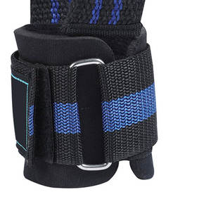 Haute qualité personnalisé Gym sangles de levage unisexe coton Fitness poignet boucles d'entraînement pour la musculation hommes femmes Sports - Product Image 3