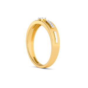 Bague élégante pour homme avec diamants de laboratoire, design contemporain audacieux, idéale pour le quotidien et les occasions spéciales - Product Image 3