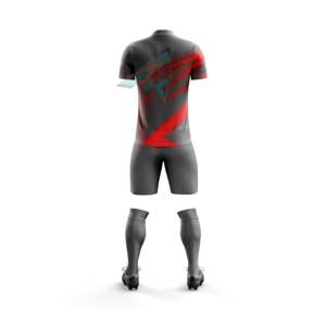 Nuevo 100% poliéster transpirable camisetas de fútbol equipo de entrenamiento de transferencia de calor fútbol completo conjuntos de uniformes de fútbol - Product Image 2