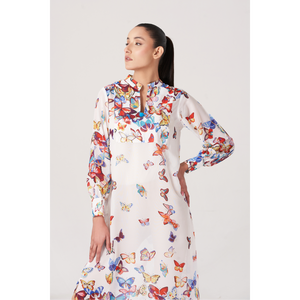 Chemise longue imprimée pour femmes - Product Image 1