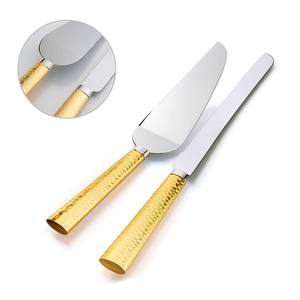 Juego único para servir pasteles con mango de latón, cuchillo para pasteles de calidad estándar y juego para servir pasteles por debajo de su presupuesto - Product Image 3