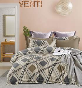 Elite Soft Touch Printed Fitted <b>Bedsheet</b> <b>3</b> PCS Set Includes 2 Pillow Cases Fade and Wrinkle Resistant Durable Bedding - Product Image 6