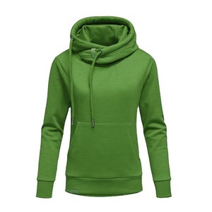 Sweat à capuche oversize pour femmes grandes tailles, en molleton de coton épais, avec logo personnalisé, fournisseur de sweat à capuche tendance pour femmes BY BS 2026 - Product Image 3