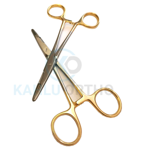 Pince à moustiques hémostatique faite à la main de qualité supérieure de couleur dorée par KAHLU ORTHOPEDIC - Product Image 1