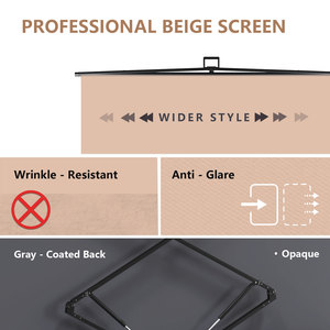 RAUBAY - Fondo de Fotografía Plegable de Poliéster Beige de 6.6' X 6.9' - Product Image 4