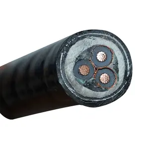 4 Inti 70mm2 Saluran Udara Kabel ABC Terisolasi Kabel Karet Fleksibel Kawat Listrik