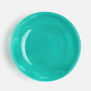 Design européen Tendance Nouvelle assiette en résine de couleur ombragée Assiette ronde en résine naturelle Vaisselle Bol à salade de fruits - Product Image 2