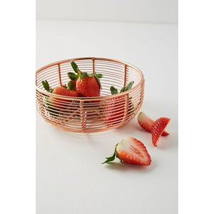 Fabricantes y proveedores de cestas de frutas de diseño atractivo para utensilios de cocina cestas de almacenamiento de frutas de plata de alta calidad - Product Image 4