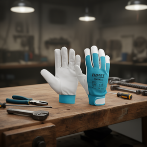 Hazet Genuine <b>Leather</b> <b>Working</b> Gloves Cutting & Forming <b>Tools</b> - Product Image 3