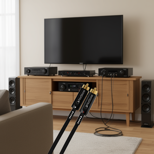 Cable de Audio y Video ARRAN RCA 100 Negro de 1m - Product Image 3