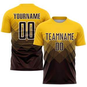 Dernier modèle de maillot de football personnalisé pour hommes, uniforme respirant pour équipes de football en club, maillot véritable avec impression par sublimation - Product Image 1