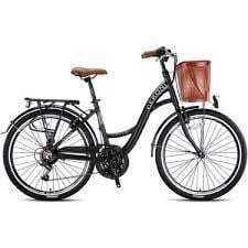 Geroni Tourer 24ขอบจักรยานสีดำ-น้ำตาล - Product Image 1