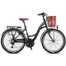 GERONI TOURER 24 RIM BICYCLE BLACK- BROWN