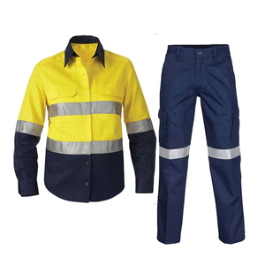 Venta al por mayor ropa de trabajo transpirable ropa de seguridad traje uniforme reflectante Mono para cubrir toda la ropa de trabajo ropa Dangri 2026 - Product Image 1