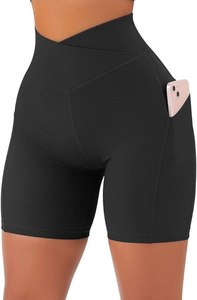Trendy Sporty Women High Waist Yoga <b>Shorts</b> Hip Lifting Running Fitness Workout <b>shorts</b> for women women's <b>shorts</b> - Product Image 3