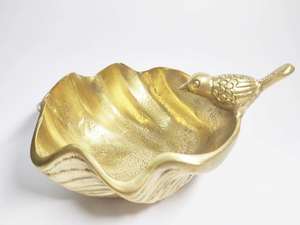 Vantage Premium Look Fancy Modern Luxury Hot Laiton Martelé Pattern Brillant Poli Bol de service pour la décoration de la maison et des fêtes - Product Image 4