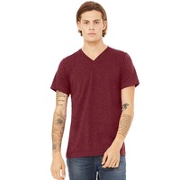 Marque qualité 100% coton hommes T-Shirt col en v Design de mode Slim Fit Soild T-Shirts hommes hauts t-shirts à manches courtes T-Shirt