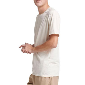 T-shirts pour hommes de haute qualité avec logo personnalisé T-shirts amples et décontractés en jersey simple Offre Spéciale d'impression OEM à manches courtes et col rond pour polo - Product Image 4