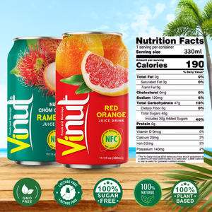 Boîte de 330ml (étamée) distributeurs de jus de tomate au goût original emballage personnalisé certifié BRC naturel pur et sain - Product Image 2