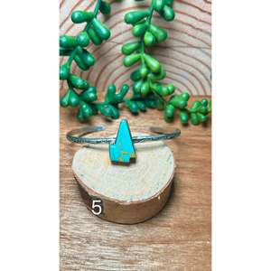 Donovan Skeets Kingman Turquoise & Sterling Silver Fashion Cuff Bracelet - Product Image 5