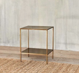 Table basse en laiton Antique en fer, tabouret de Restaurant d'hôtel, tabouret en métal moderne de haute qualité pour les acheteurs commerciaux, meilleure vente - Product Image 2