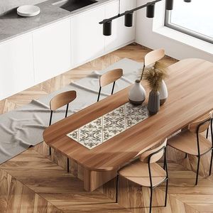 Christmas Decorative and Leaves Design Beaded <b>Runner</b> Placemat <b>Dining</b> <b>Table</b> Fancy Mat Handmade Decorative <b>Runners</b> for Wedding - Product Image 1