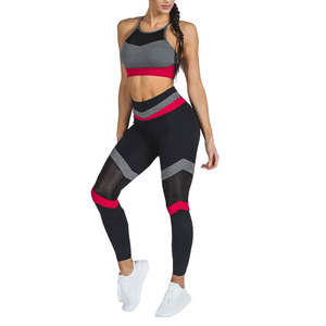Conjunto Deportivo para Mujer, Diseño Nuevo, Parte Delantera Sólida, Ropa de Gimnasio de Alta Calidad, Ropa Deportiva, Leggings de Cintura Alta - Product Image 1