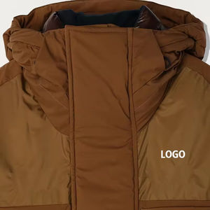 Abrigo de burbuja de invierno para hombre al por mayor personalizado | Chaqueta acolchada gruesa y cálida con capucha | Venta al por mayor de ropa de abrigo de moda con logotipo personalizado - Product Image 3