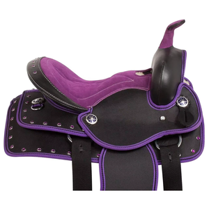 Acheter des selles en cuir occidental de qualité supérieure avec un ajustement confortable pour les longs trajets Selles en cuir de conception usinée à la main - Product Image 1