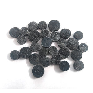 หินดรูซี่ขัดหลังเบี้ยสีดำ28ชิ้นขนาด10มม.-14มม. 144.5ซม. อัญมณีหลวมธรรมชาติแบน155 $ เรา" - Product Image 1