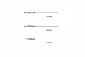 Tube d'aspiration chirurgical de différentes tailles, longueur de travail de 130 mm, base des instruments chirurgicaux - Product Image 2