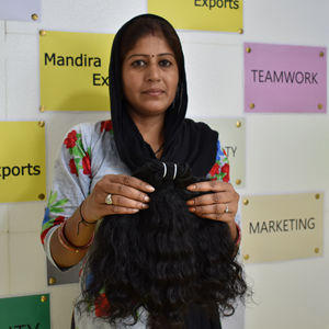 100% Extensions de cheveux humains du Temple indien vierge aligné sur des cuticules brutes non transformées Paquets de vendeur bouclés Styles droits de vague de corps - Product Image 6