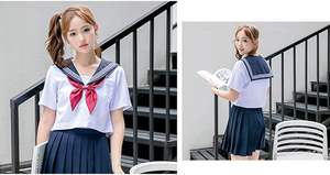 ชุดเครื่องแบบนักเรียนสำหรับฤดูร้อนกระโปรงและเสื้อเชิ้ตสำหรับเด็กผู้หญิง - Product Image 4