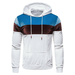 เสื้อฮู้ดกำมะหยี่แฟชั่นฤดูหนาวสำหรับผู้ชาย ออกแบบเองได้ สีพื้นเรียบง่าย สไตล์ใหม่ เสื้อฮู้ดกำมะหยี่ผสมผ้าฝ้าย - Product Image 4