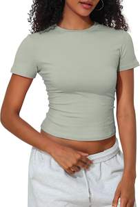 Vibrant Women Tshirt Plus Size Smooth Texture Air Cool Weave Slim Fit Gentle Stretch Eco-Friendly Quick Dry Summer Daily Comfort - Product Image 5